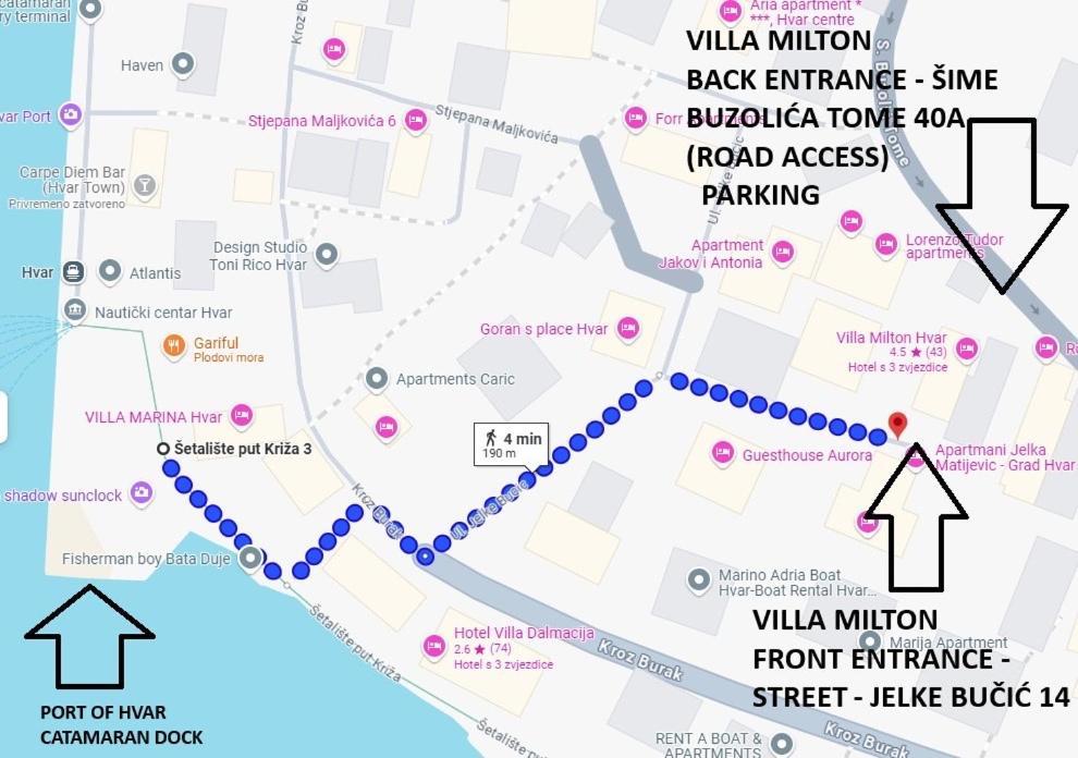 Villa Milton Luxe Hvar هفار المظهر الخارجي الصورة